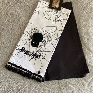 2pk Cynthia Rowley 3D Bite Me Spider Dish Towels